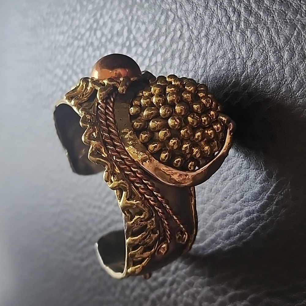 VTG brutalist style cuff bracelet